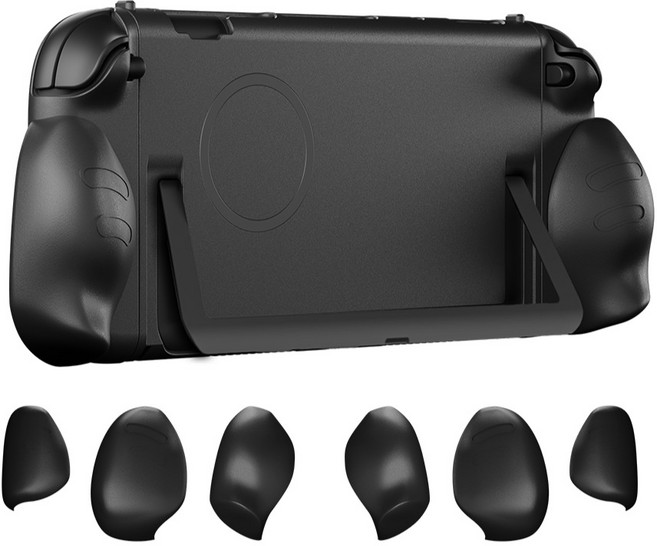 GENKI 任天堂 Switch 2 Attack Vector MagSafe 握把保護殼, 黑色, 1個, 單一商品