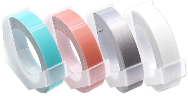 모텍스 또각이 베이비 리필테이프 4종 세트, 베이비민트, 베이비핑크, 실버, 투명, 1세트, 3m