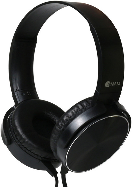 ANAM Type-C智慧型手機相容 附USB轉接頭 有線耳機, 黑色, NO.11