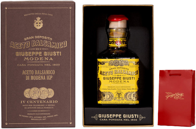주스티 모데나 발사믹식초 4골드 메달 + 쇼핑백, 250ml, 1개