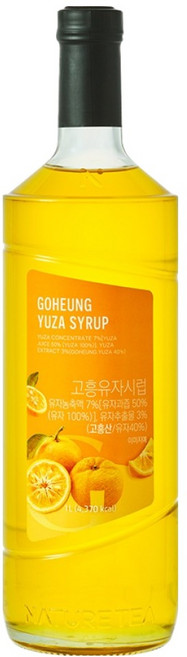 네이쳐티 고흥유자 시럽, 1개, 1L