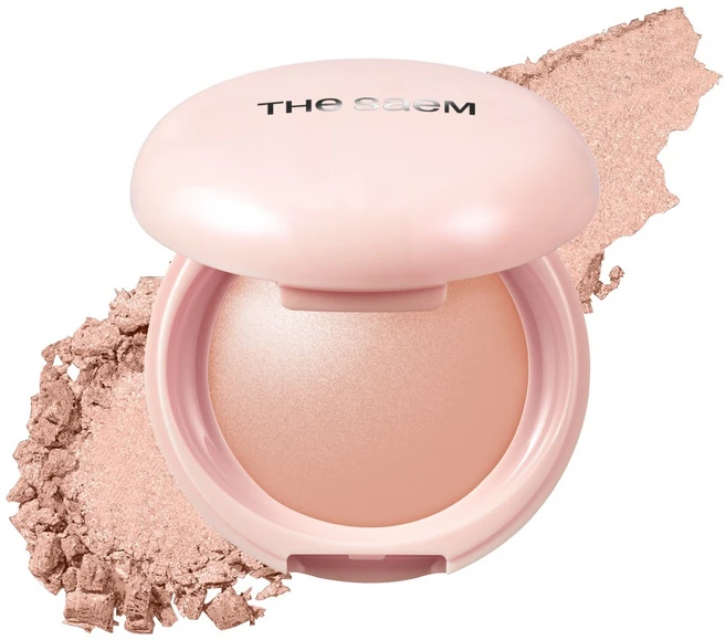 더샘 글램 퍼펙션 베이크드 하이라이터 5.5g, PK01 로즈 글레어, 1개 - 쿠팡