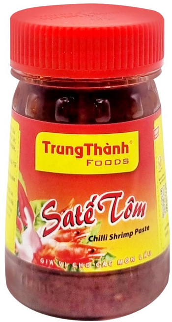 TrungThanh 사테톰 칠리 쉬림프 페이스트, 100g, 1개