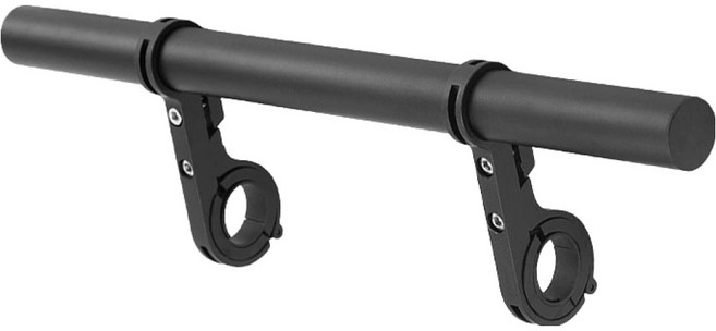 디펜즈만 알루미늄 자전거 핸들 연장바 30cm, 블랙, 1개