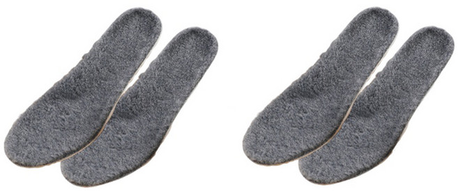 Be Our Guest 保暖防寒毛絨鞋墊 雙腳穿戴組