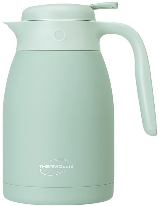 THERMOcafe 凱菲 不鏽鋼真空保溫壺, 1個, 1.5L, 薄荷綠