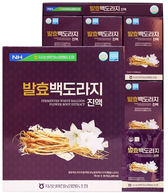 농협 발효 백도라지 진액 30p, 2.1L, 1개