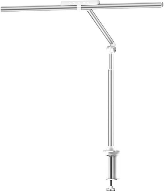 dTrend Lumina 寬版 LED 桌燈 GFDA5-2401000K, 緞面銀