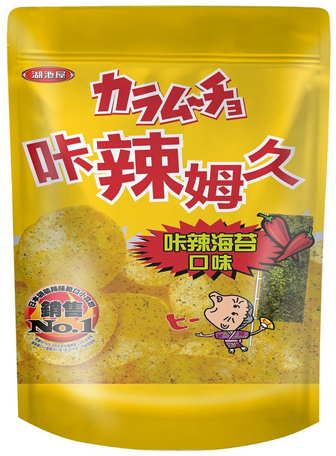 KOIKEYA 湖池屋 咔辣姆久 平切洋芋片咔辣海苔口味, 1個, 500g