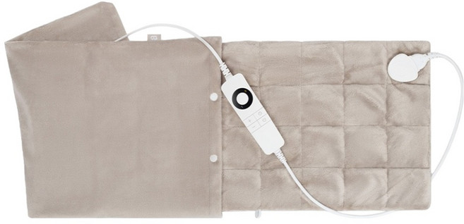 오아 허리 배 어깨 복부 무릎 온열 찜질기 W, OMTM-003BE, 베이지