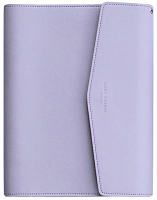 아이코닉 저니 오거나이저 가죽 커버 6공 바인더 A5, 03 라벤더, 1개