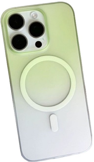 케이스틱 무광 반투명 그라데이션 맥세이프 휴대폰 케이스