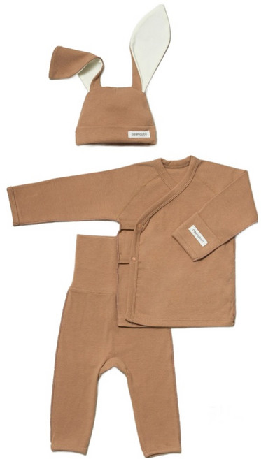 PEEKABOO 新生兒用 Nouvo 兔子蝴蝶衣 3件組