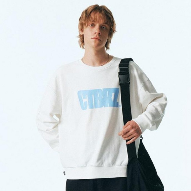 citybreeze 男女通用 CUF3 CTBRZ 粗體標誌寬鬆版型運動衫 CUF3TS03