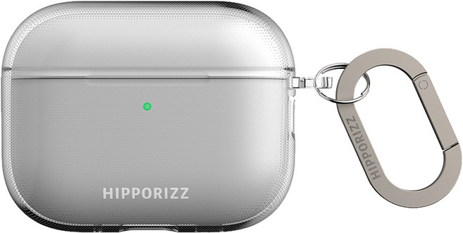 HIPPORIZZ Lumi 晶透防摔保護殼, 透明, 1個, AirPods Pro 3保護殼