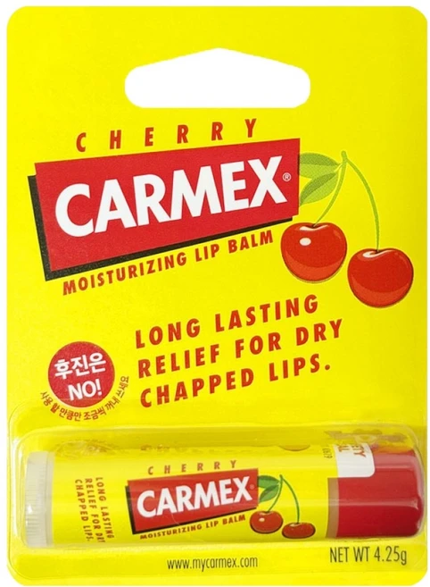 카멕스 보습 립밤 스틱, 체리, 4.25g, 1개 - 쿠팡