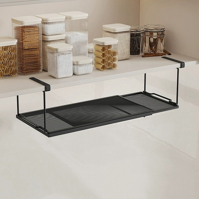 리빙엠 일반형 언더선반 LSH-01, 블랙, 1개