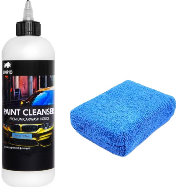 LIMPIO 습식 페인트 클렌저 500ml + 페클 어플리케이터 세트, 1세트