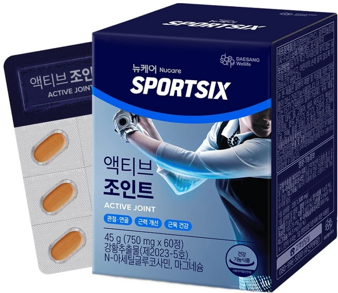뉴케어스포식스 액티브 조인트 45g, 1개, 60정 - 쿠팡