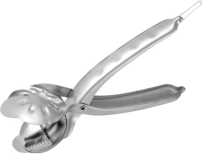 살림의지혜 밤 호두 십자 칼날 집게, 1개, 실버