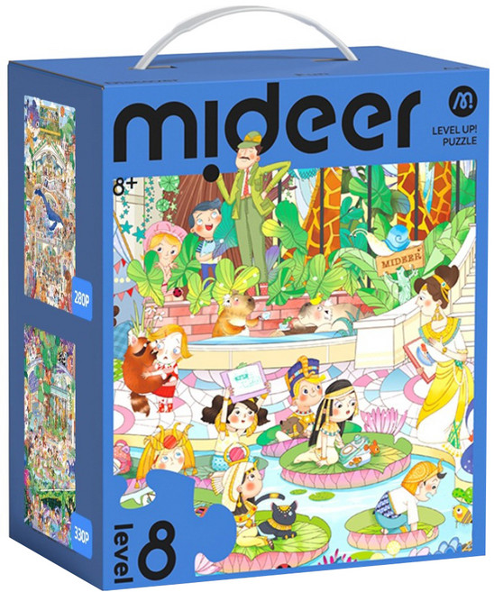 mideer 進階拼圖 8階 收納袋版, 1套