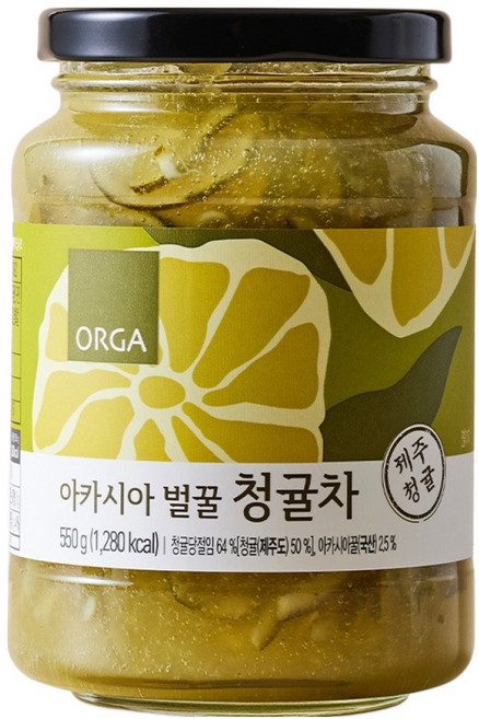 올가홀푸드 아카시아 벌꿀 청귤차, 550g, 1개입, 1개