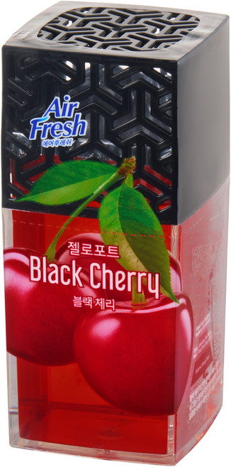 에어후레쉬 젤로포트 실내용 방향제, 120g, 1개, 블랙체리향