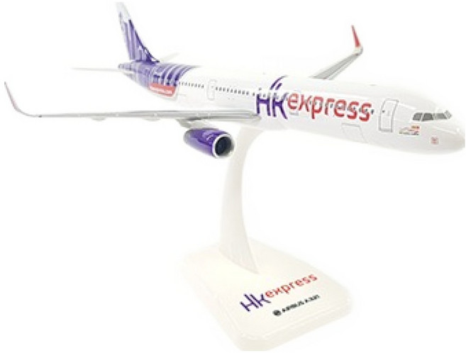 Hogan Wings 1/200 A321WW 香港快運 航空公司飛機模型 911359, 白色, 1個