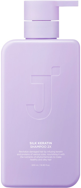 제이숲 실크 케라틴 샴푸 2X, 500ml, 1개