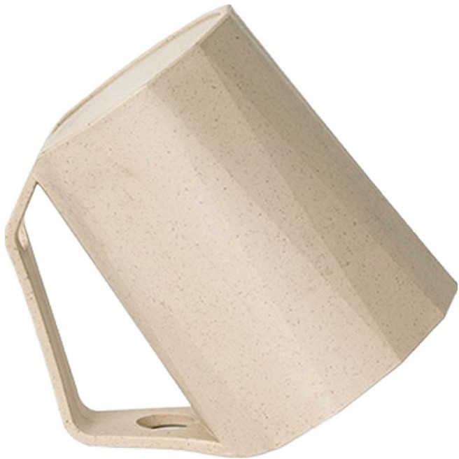 생활공식 뽀송 물빠짐 거꾸로 양치컵, 베이지, 1개