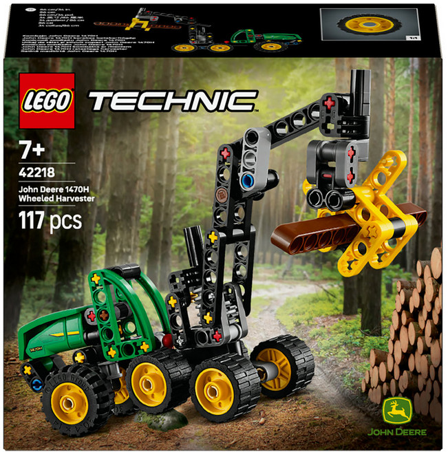 레고 테크닉 John Deere 1470H 수확기 42218, 혼합색상, 1개