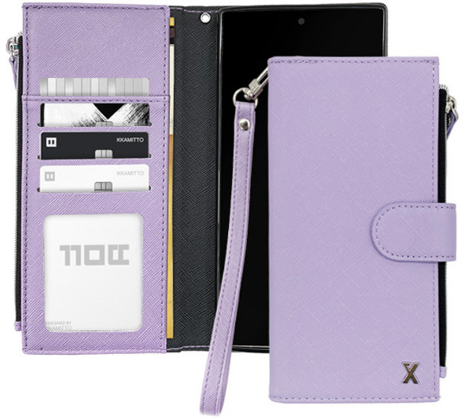 KKAMITTO X Lina 緊湊型拉鍊錢包日誌手機殼