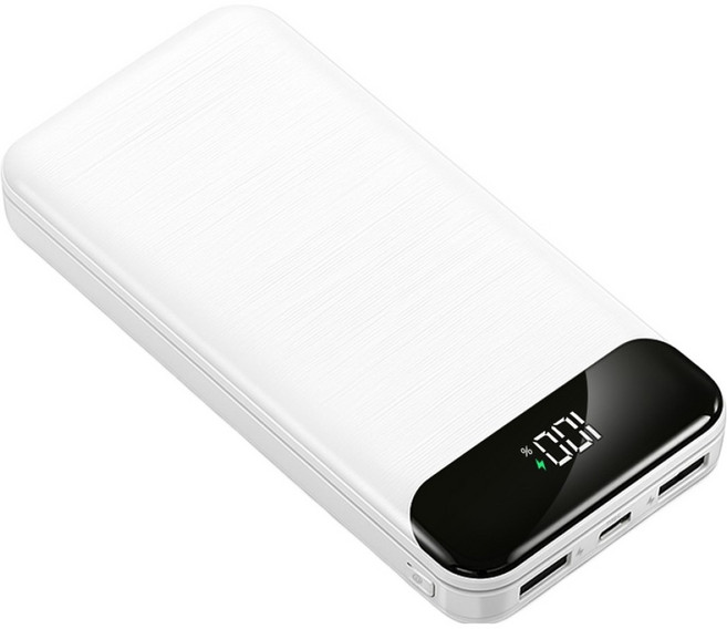 애니클리어 대용량 파워뱅크 보조배터리 20000mAh 멀티단자, 화이트, PD20000