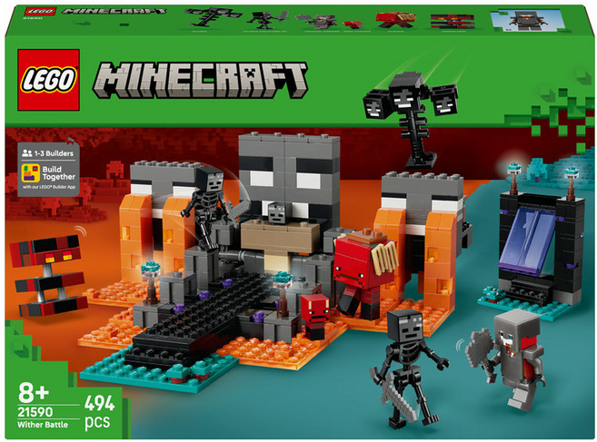 레고 마인크래프트 위더 전투 21590, 1개, 혼합색상