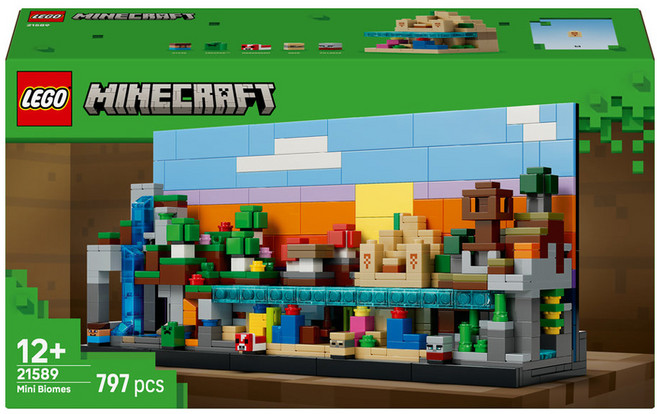 레고 마인크래프트 미니 생물계 21589, 혼합색상, 1개