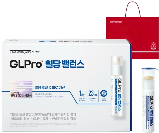 지엘프로 혈당밸런스 영양제 + 쇼핑백 E형, 21회분, 1개 - 쿠팡