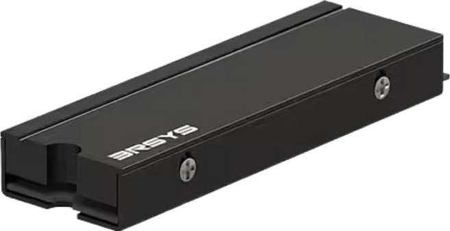 쓰리알시스템 빙하6 M.2 SSD 방열판, 블랙, 1개