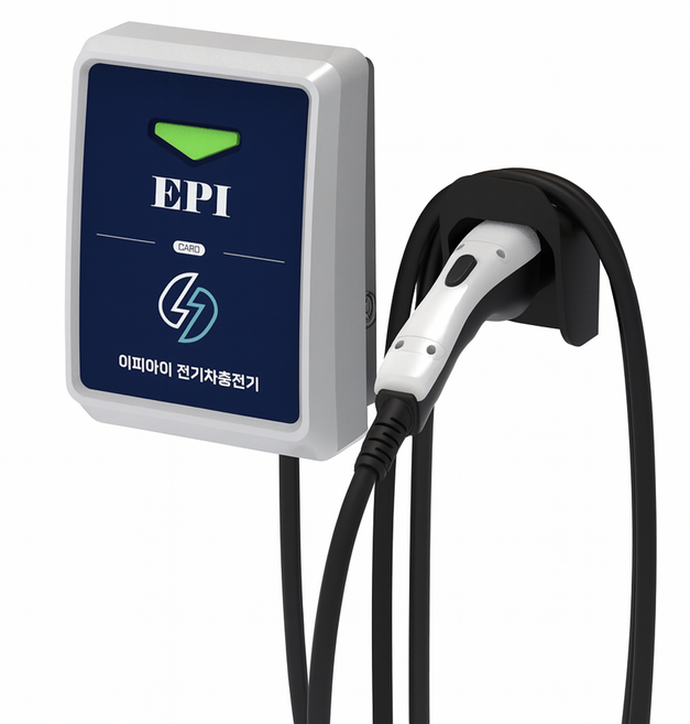 이피아이 세로형 전기차충전기 7kW 5m