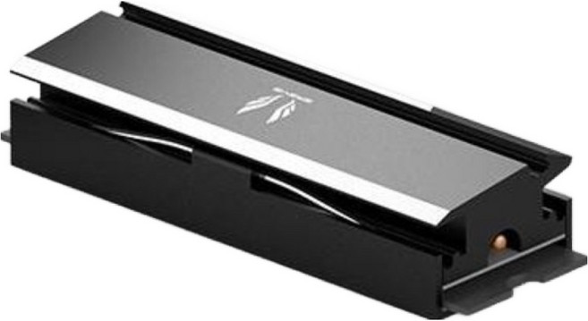 쓰리알시스템 빙하7 PLUS M.2 SSD 방열판, BLACK, 1개