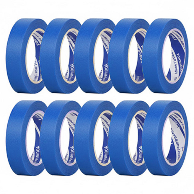 OON 마스킹 테이프 파란색 15mm, 10개