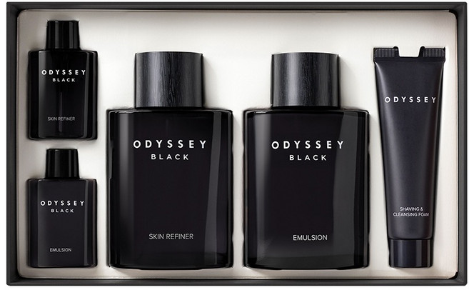 오딧세이 블랙 스페셜 남성 기초화장품세트, 1세트
