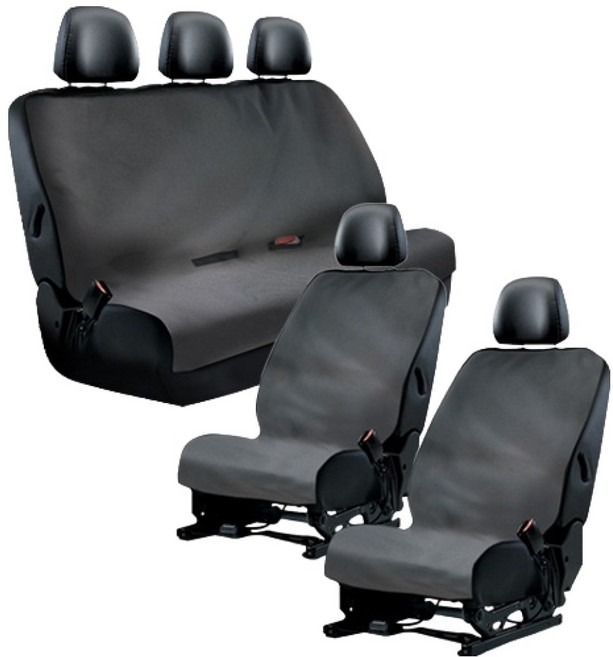 Carseason 車用防水座椅全套, 黑色, 1個