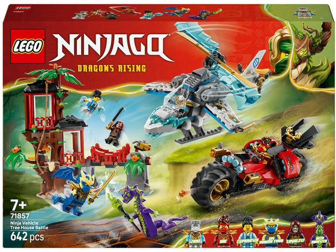 레고 닌자고 닌자 트리하우스 전투 71857, 혼합색상, 1개