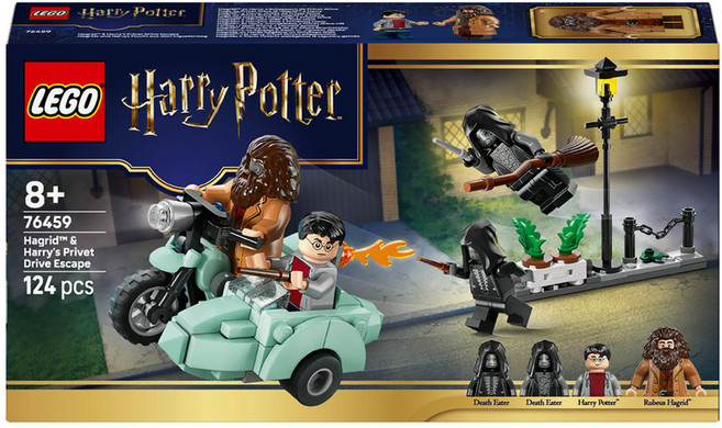 레고 해리포터 해그리드TM와 레고 해리의 프리벳가 탈출 76459, 혼합색상, 1개
