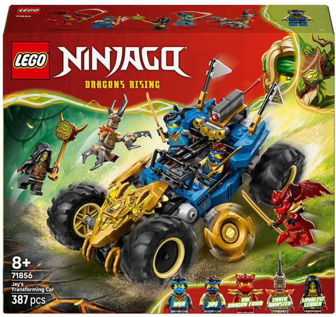 레고 닌자고 제이의 변신 자동차 71856, 혼합색상, 1개
