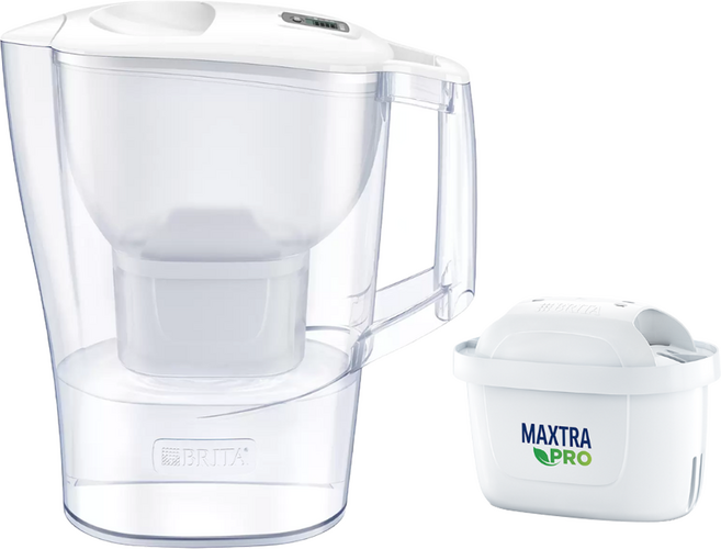 BRITA Aluna XL愛奴娜濾水壺 + MXPRO濾芯, 白色, 1套, 3.5L