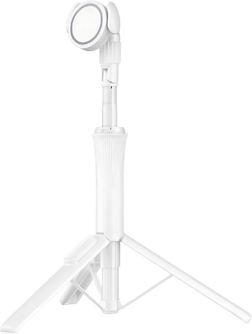 VOORCA CB 磁吸藍牙自拍棒 150cm, 白色, 1個, WS-22001-4