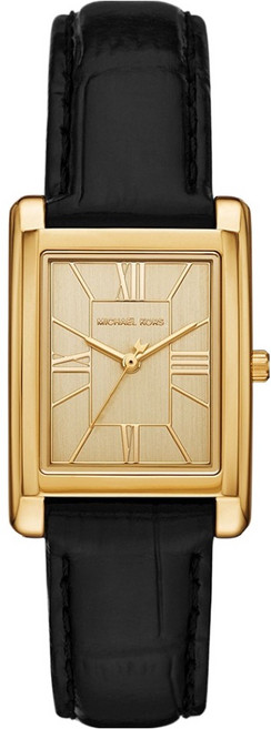 MICHAEL KORS 女款 Exits 方形皮革手錶 MK496