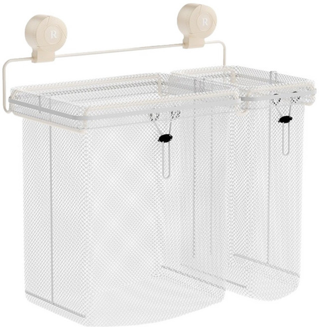 Ants 免打孔網眼洗衣籃 25L + 10L 套組, 單一顏色