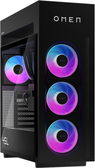 HP 2025 오멘 맥스 45L 라이젠9 라이젠 9000 시리즈 지포스 RTX 5090, 블랙, 128GB, 4TB, Free DOS, GT23-0000KL